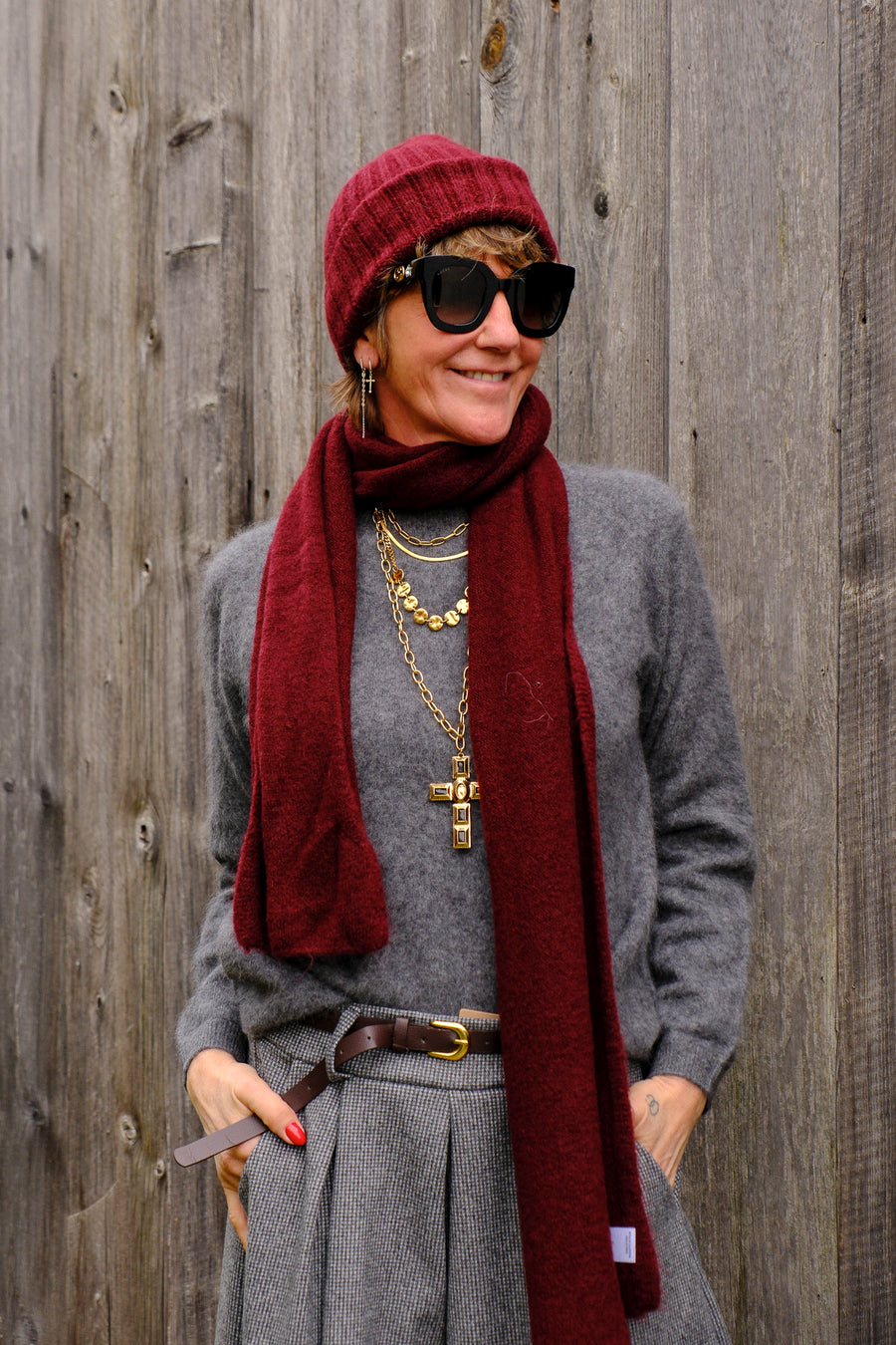 Ensemble bonnet-écharpe Mateo